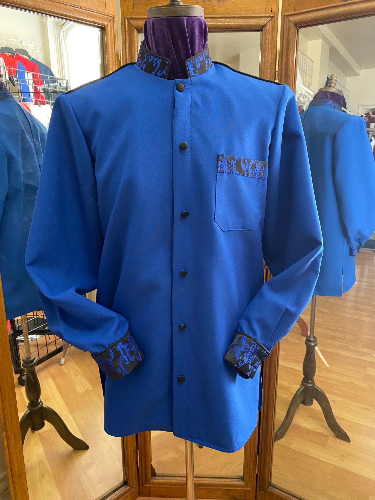 Preachin' Paul Brocade Trim