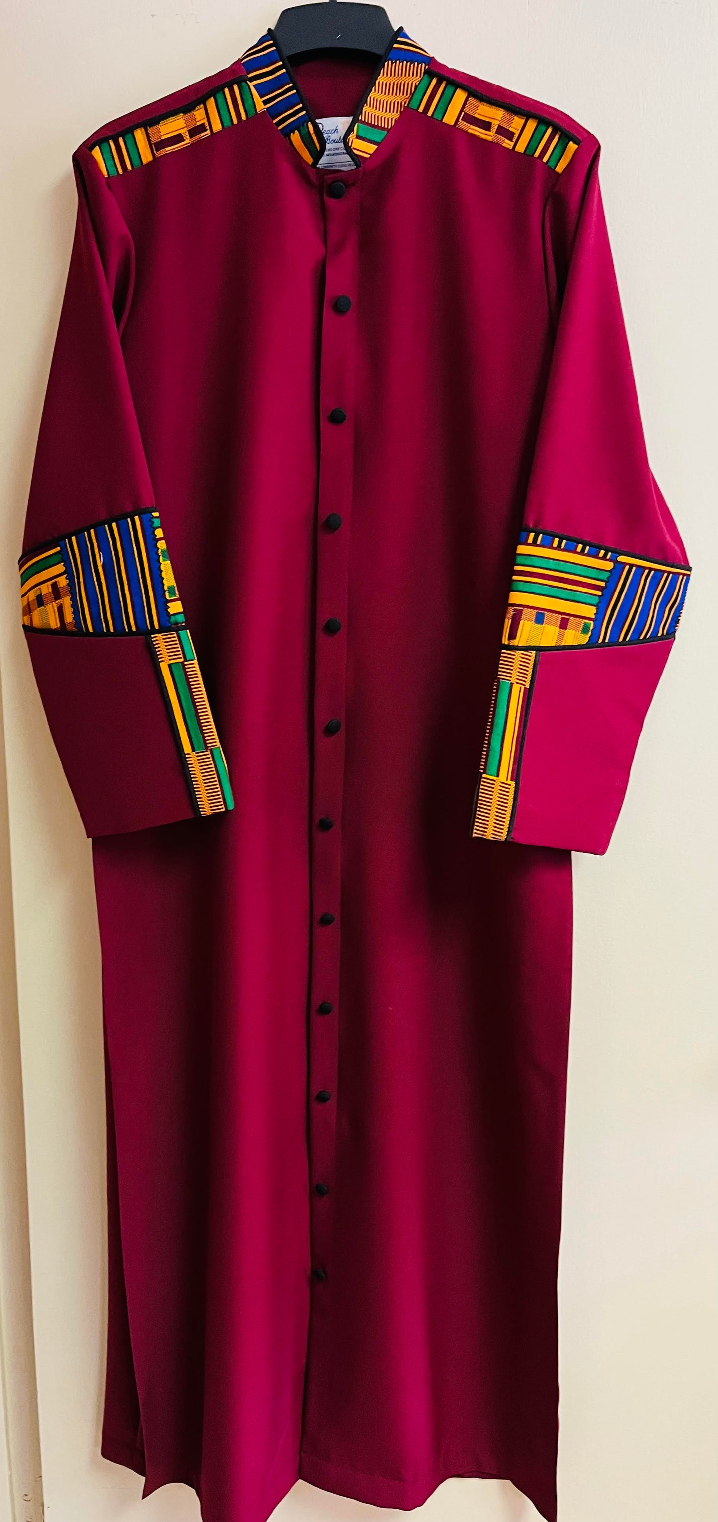 Rapid Robe with Kente Accents  [P33]